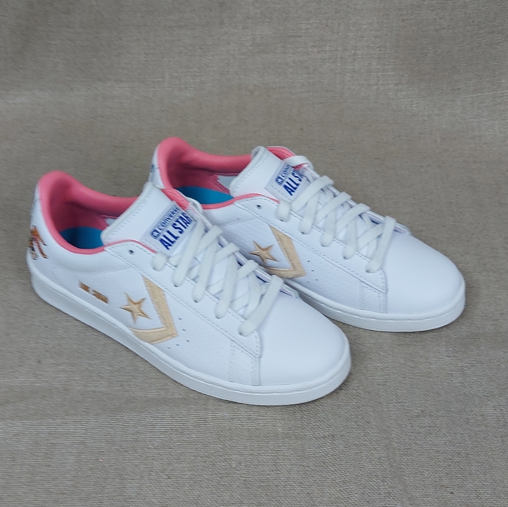Converse space jam lola bonny shoes size woman 6.5 mens 5 unixe  white and pink - Picture 6 of 13